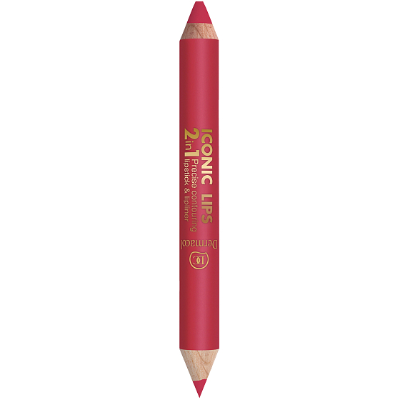 Dermacol Iconic Lips 2-in-1 Lipstick and Lip Liner No.04 10 g