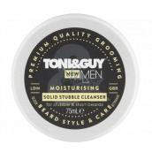 Toni&Guy Men Solid Stubble Cleanser cleansing moisturizing cream for short beards and face 75 ml