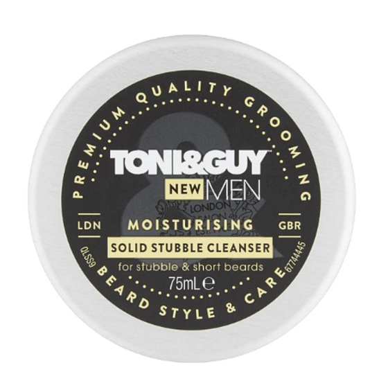 Toni&Guy Men Solid Stubble Cleanser cleansing moisturizing cream for short beards and face 75 ml