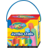 Colorino Jumbo Chalk sidewalk chalk box with handle 8 colors 15 pieces