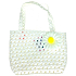 Kids Fun Children's bag with flower white 20 x 15 cm