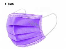 Shield Veil 3 layer protective medical non-woven disposable, low breathing resistance 1 piece purple