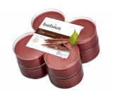 Bolsius Aromatic 2.0 Oud Wood - Agarové dřevo maxi vonné čajové svíčky 8 kusů, doba hoření 8 hodin