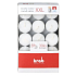 Crab Tea lights white, burning time 8 hours 30 pieces plateau