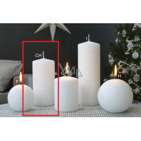 Lima Ice white candle cylinder 70 x 150 mm 1 piece