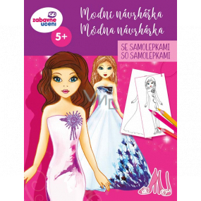 Ditipo Fashion designer with stickers 36 pages + 2 pages of stickers A4 215 x 275 mm age 5+