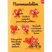Albi Playful Envelope Card for Newlyweds A Tale of Two Hearts Crazy Little Thing Called Love 14,8 x 21 cm
