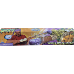 TMNT Ninja Turtles Donatello shooting gun with ball, recommended age 4+