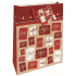 Nekupto Gift paper bag 32,5 x 26 x 13 cm Christmas red packages