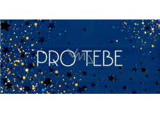 Albi Greeting Card Envelope Stars on Blue 9 x 19 cm