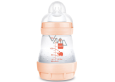 Mam Anti-Colic feeding bottle, silicone soft teat 0+ months Pink 160 ml