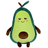 Albi Humorous pillow big Avocado 36 x 30 cm