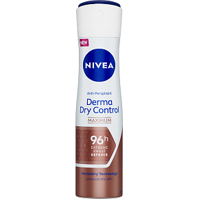 Nivea Derma Dry Control Spray Antiperspirant, 150 ml