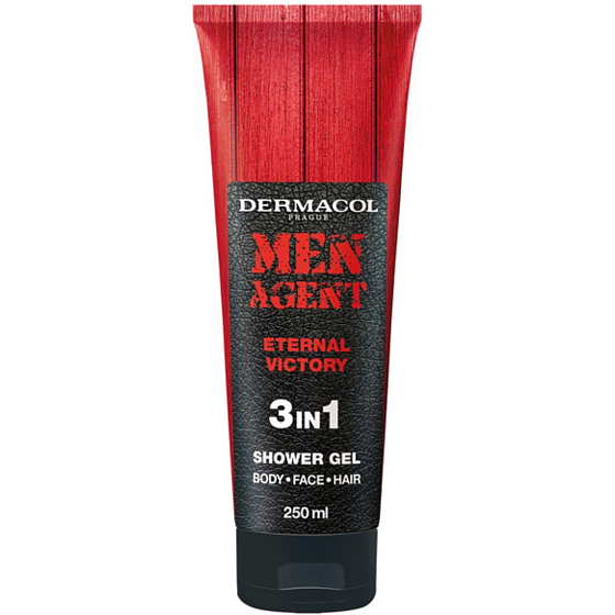 Dermacol Men Agent 3in1 Eternal Victory shower gel for body, face and hair 250 ml