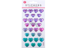 Ditipo Decorative Stickers Heart 21,4 x 10 cm
