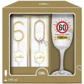 Albi Birthday set with sparkler 60 limits only the driver! You keep going 190 ml