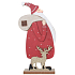 Santa wooden with bag 12,5 x 23,5 cm