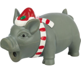 Trixie Xmas Pig Christmas latex pig 16 cm