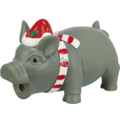 Trixie Xmas Pig Christmas latex pig 16 cm