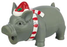 Trixie Xmas Pig Christmas latex pig 16 cm