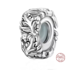 Charm Sterling silver 925 Leaflets, bead on bracelet nature