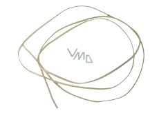 Flat sand-colored leather 2 mm, length approx. 120 cm 1 piece