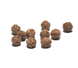 Rudraksha natural bead 7 mm, 10 pieces