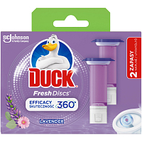 Duck WC Block Fresh Discs Lavender, 2× 36 ml