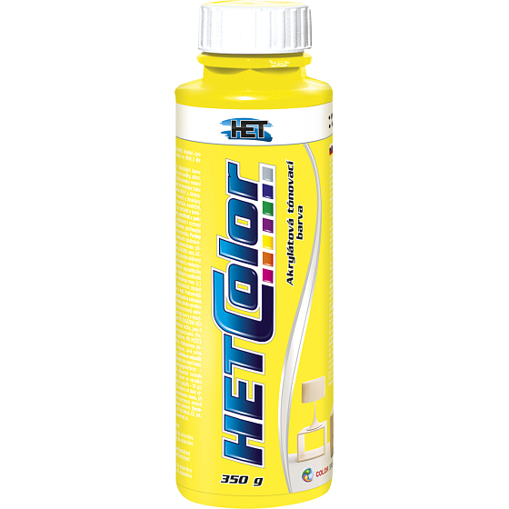 Het Hetcolor painting tinting paint, 0610 yellow, 350 g