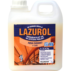 Lazurol Aqua Ekohost Semi-Matt V1305 Floor Lacquer 2 kg