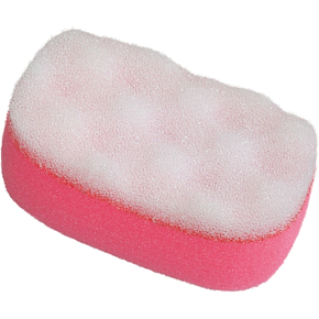 Spokar massage sponge, size 14 × 9 × 5 cm