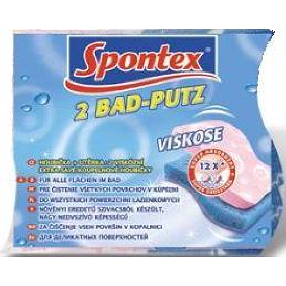 Spontex 2 Bad-Putz sponge with decorative cleaning layer 2 pieces