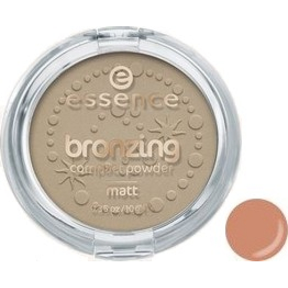 Essence Bronzing Compact Powder Matt powder 02 shade 10 g