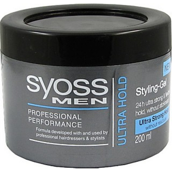 Syoss Men Ultra Hold Styling Gel 200 ml