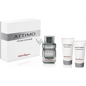 Salvatore Ferragamo Attimo pour Homme EdT 60 ml Eau de Toilette + Shower Gel 50 ml + After Shave Balm 50 ml, Gift Set