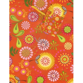 Nekupto Gift paper bag 23 x 18 x 10 cm Orange 1 piece 582 01