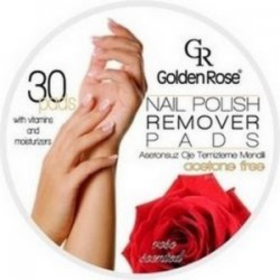 Golden Rose nail polish wipes Rose Scented 30 pieces