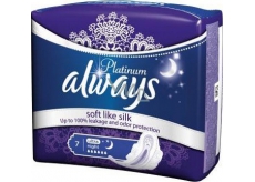Always Platinum Ultra Night hygienické vložky s křidélky 7 kusů