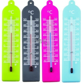 Schneider Thermometer Plastik Color interior 17.8 x 3.3 cm various colors 1 piece