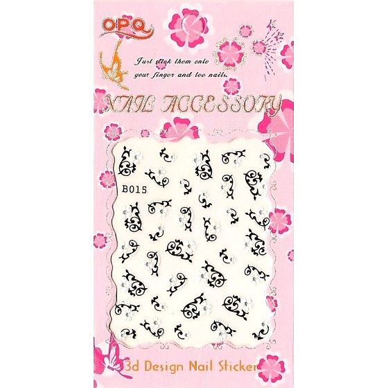 Lily Angel 3D nail stickers 1 sheet 10120 B015