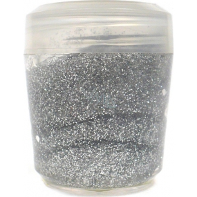 Ocean Glitter Gel glitter for body and hair in a silver gel 10 g