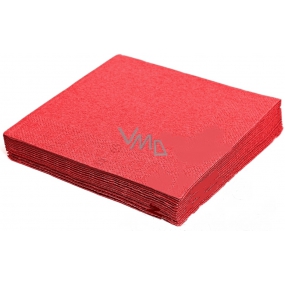 Gastro Paper napkins 2 ply 33 x 33 cm 50 pieces colored red