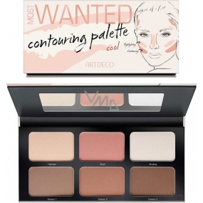 Artdeco Most Wanted Countouring Palette contouring palette 01 Cool 6 x 4.3 g