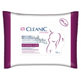 Cleanic Intimate Intensive Care wipes for intimate hygiene 10 pieces