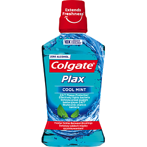 Colgate Plax Cool Mint Alcohol-Free Mouthwash, 500 ml
