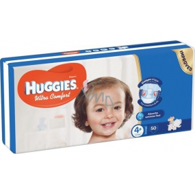 Huggies Ultra Comfort Jumbo size 4+ 10-16 kg diapers 50 pieces