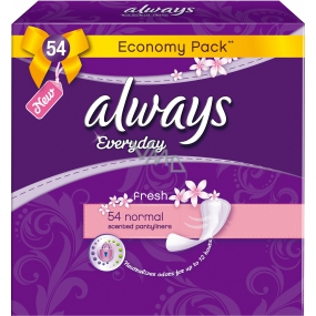 Always Everyday Normal Fresh slip intimate pads 54 pieces