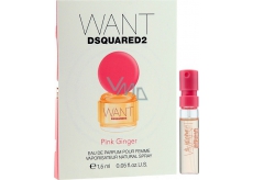 Dsquared2 Want Pink Ginger EdP 1.5 ml Women's scent water spray bottle