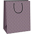 Ditipo Gift paper bag 26.4 x 13.6 x 32.7 cm purple geometric pattern