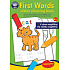 Ditipo Creative coloring book with stickers First words English 24 pages